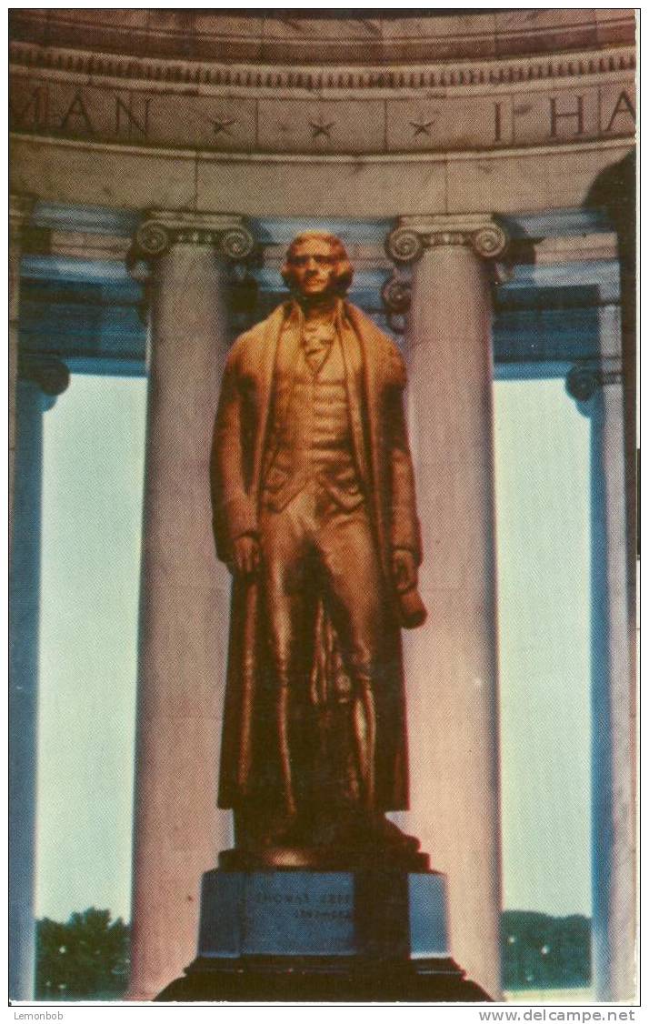 USA – United States – Washington DC – Jefferson Statue - Unused Postcard [P3085] - Washington DC