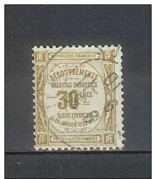 TIMBRE " TAXE YT N° 46 COTE 0,50 € - 1859-1959 Used
