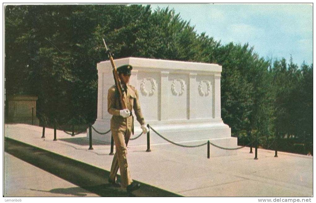 USA – United States – Washington DC – Tomb Of The Unknown Soldier – 1950s Unused Postcard [P3096] - Washington DC