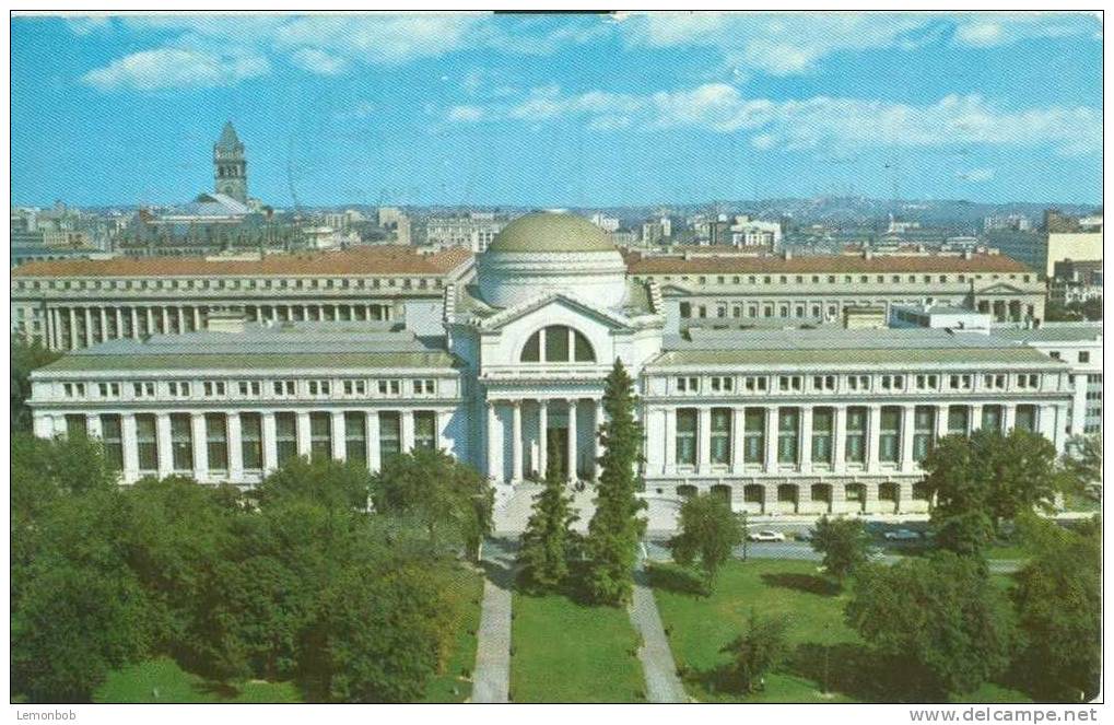 USA – United States – Washington DC –Natural History Building – 1965 Used Chrome Postcard [P3104] - Washington DC