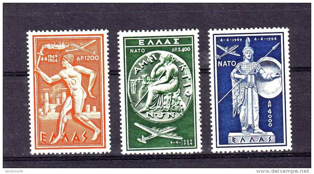 GRECE POSTE AERIENNE TRAITE DE L ATLANTIQUE NORD NEUF** - Unused Stamps