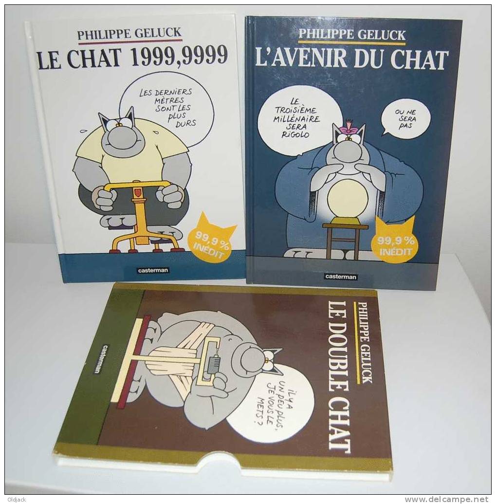 LE DOUBLE CHAT - Cartons 2 Albums - Geluck