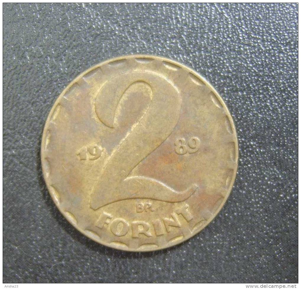 No.1. Hungary, Magyar, 2 FORINT BP 1989 - Hongrie