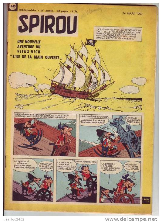 SPIROU N° 1145 DU 24 MARS 1960 - Spirou Magazine