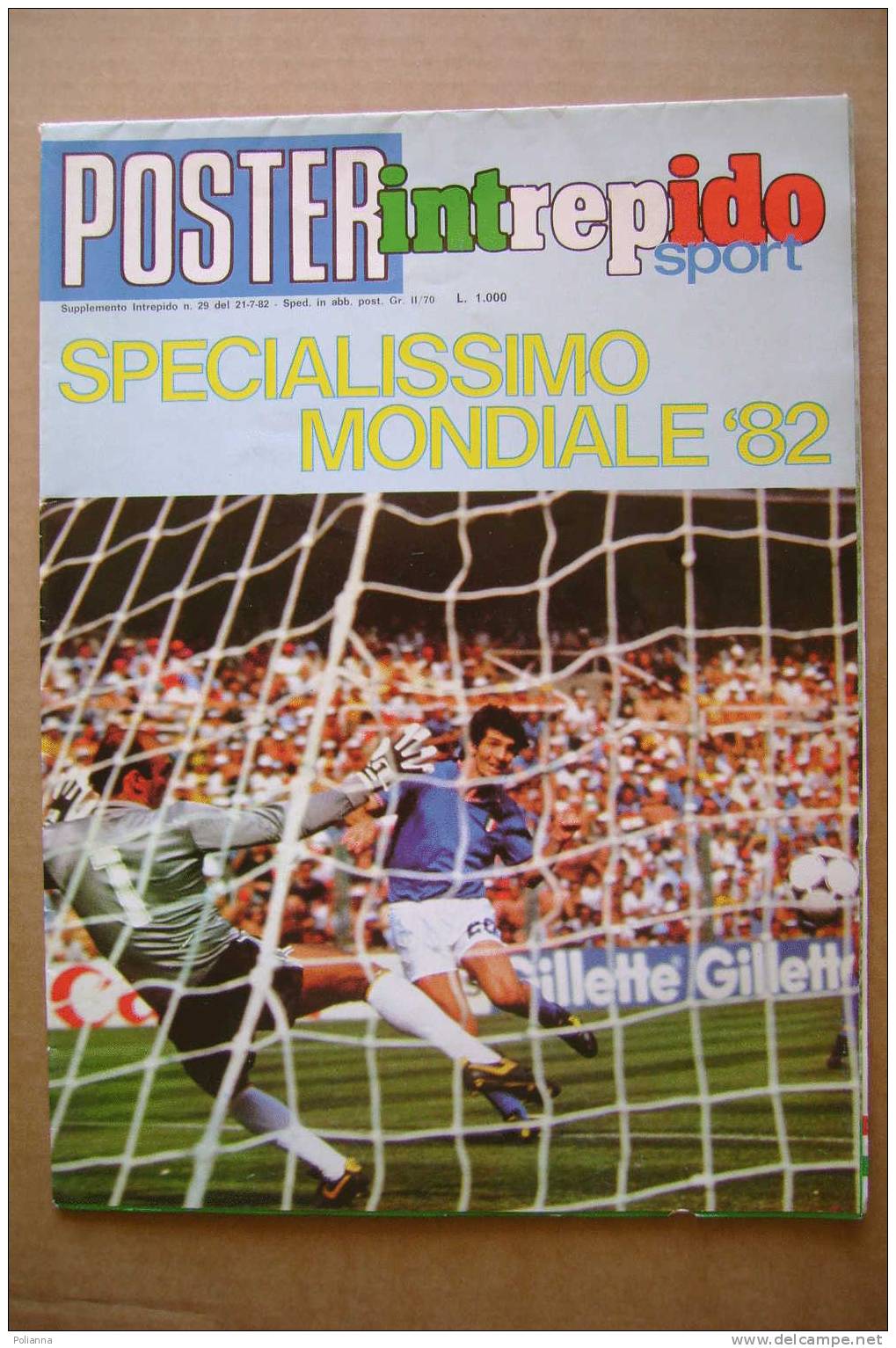 PDT/24 POSTER INTREPIDO SPEC.MONDIALE ´82 CALCIO NAZIONALE - Sport