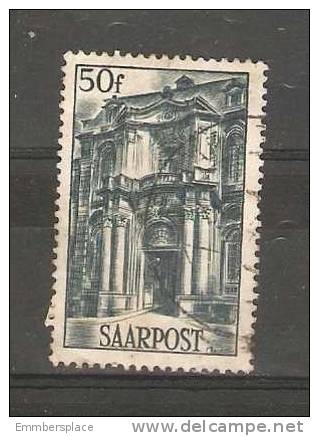 SAAR - 1948 METTLACH ABBEY 50fr USED - Used Stamps