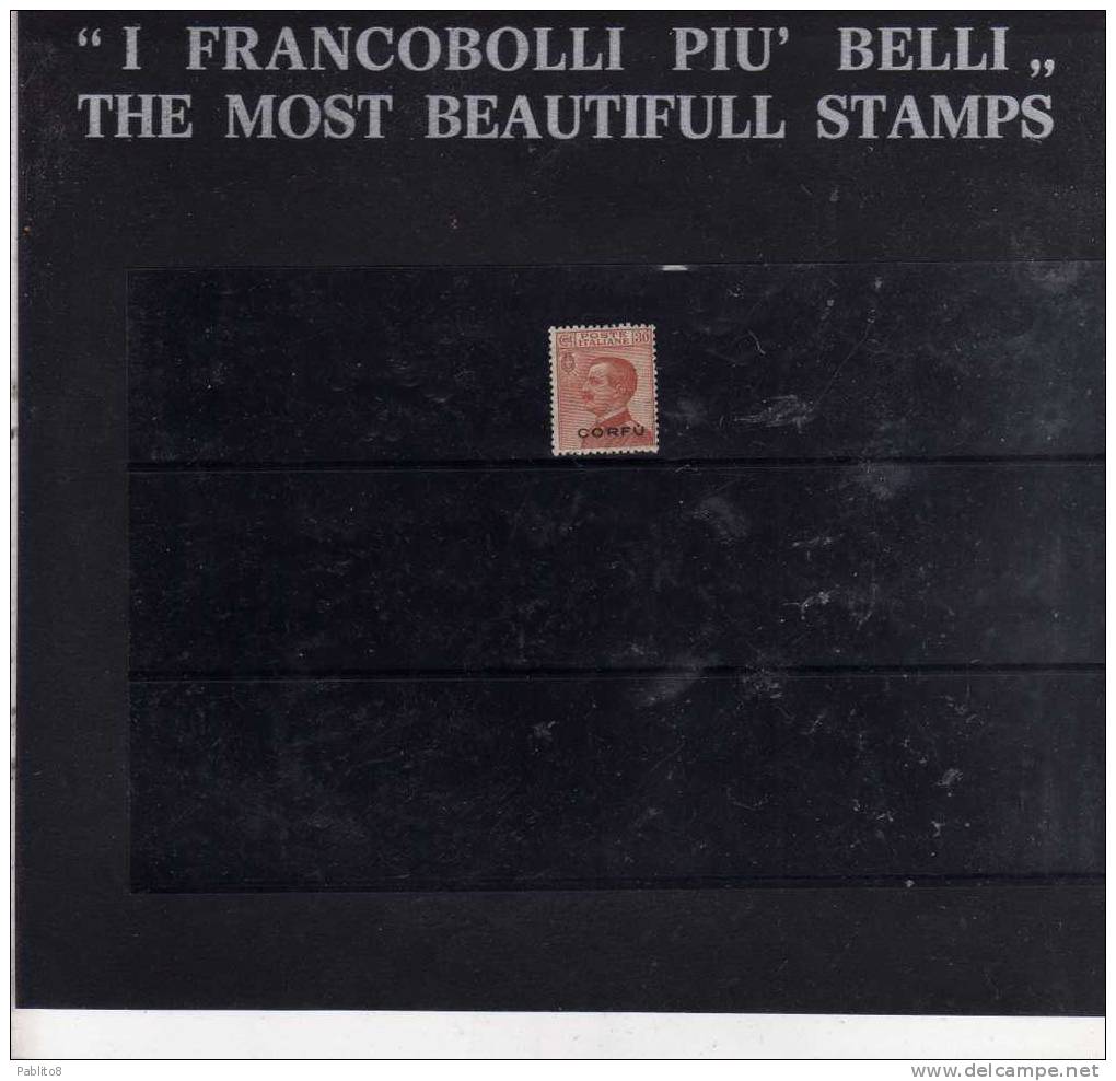 CORFU´ 1923 SOPRASTAMPATO D´ITALIA ITALY OVERPRINTED CENT. 30 C MNH - Corfu