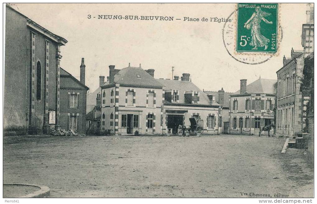 NEUNG-SUR-BEUVRON - Place De L'Église - Neung Sur Beuvron