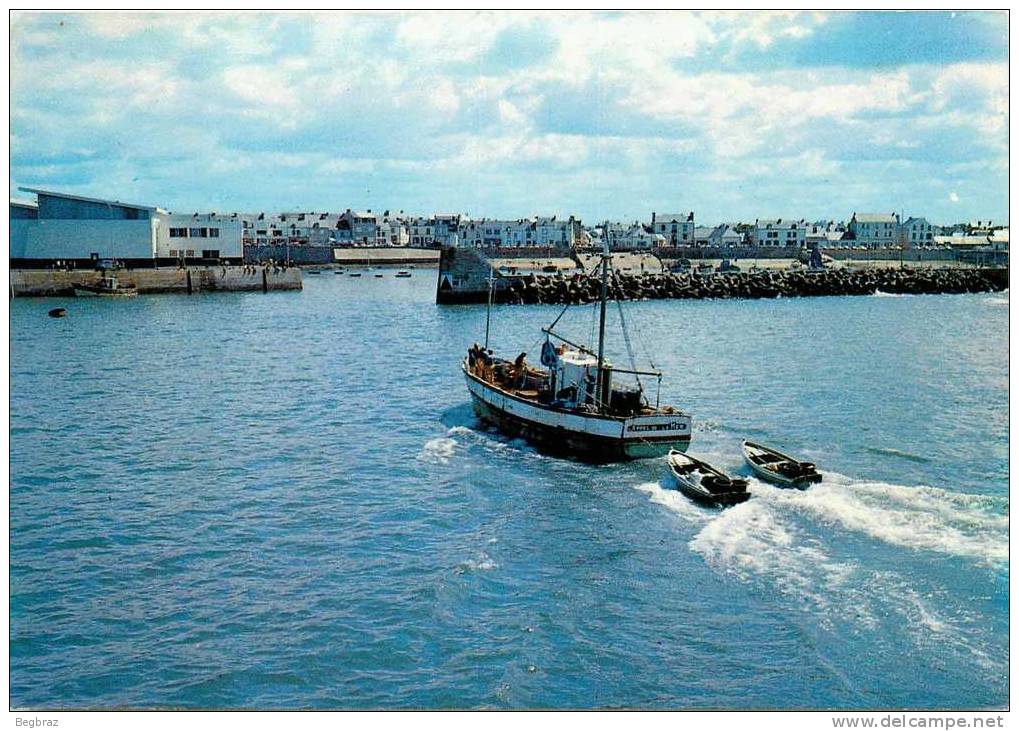 LA TURBALLE      LE PORT  BATEAU DE PECHE - La Turballe