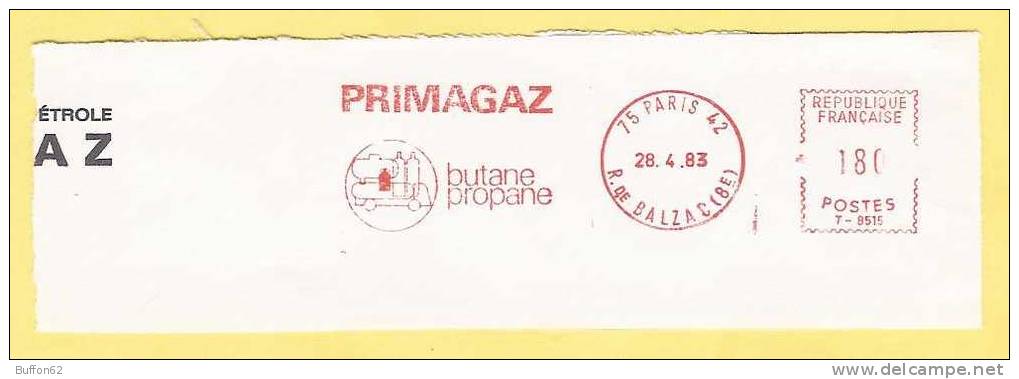 Paris 42 (75) - PRIMAGAZ : Butane, Propane, Citerne, Camion / Butane, Propane, Gas Cylinder, Tank, Truck EMA HAVAS Meter - Gaz