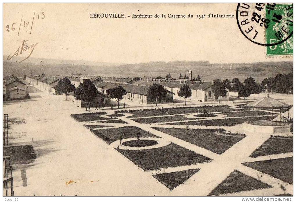 THEMES MILITARIAT - 55 LEROUVILLE - Intérieure De La Caserne Du 154° D'infanterie - Lerouville