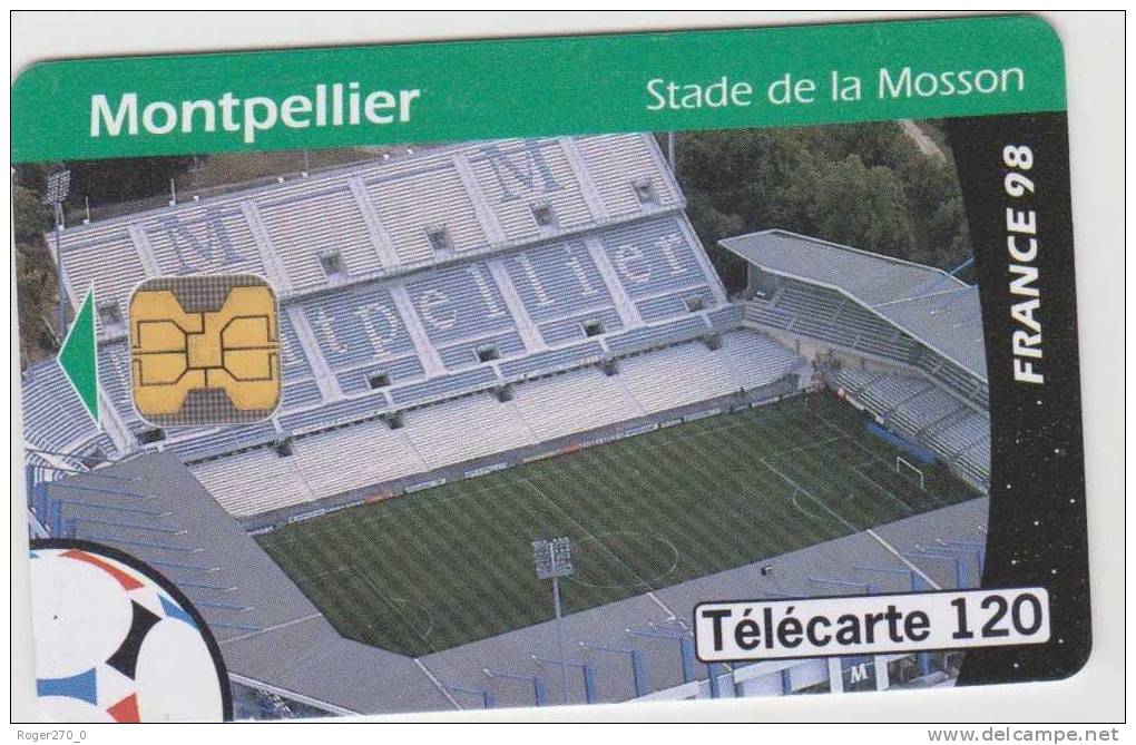 Télécarte Publique , Coupe Du Monde De Football , 120U , Montpellier , F877 - 600 Agences