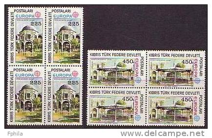 1978 NORTH CYPRUS EUROPA CEPT BLOCK OF 4 MNH ** - Unused Stamps