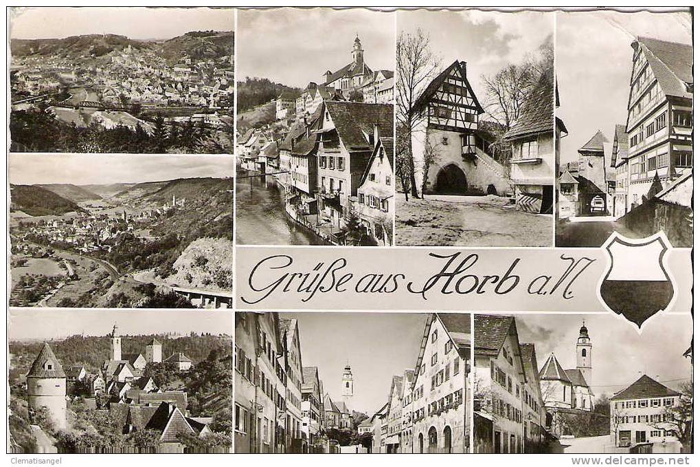 TOP!! GRÜSSE AUS HORB * POSTE AUX ARMES 1956 **!! - Horb