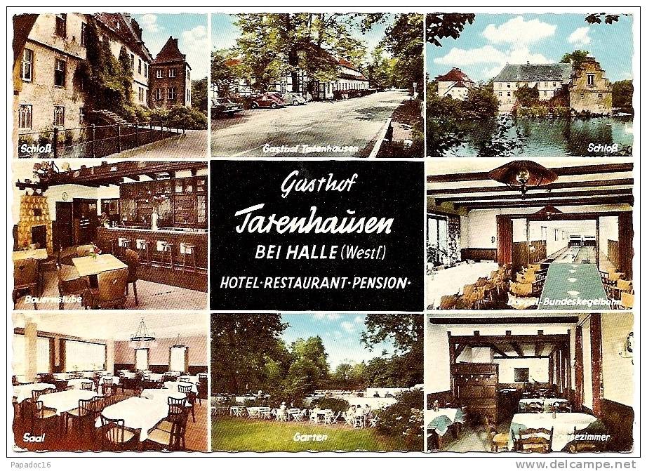 NRW - Gasthof Tatenhausen Bei Halle (Westf.) - Hotel-Restaurant-Pension - Mehrbildkarte / Multivues (1968) - [2 Scans] - Halle I. Westf.