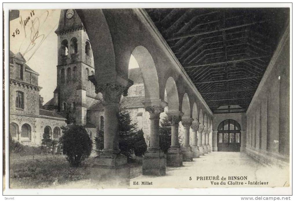 PRIEURE De BINSON. -  Intérieur Du Cloître - Sonstige & Ohne Zuordnung