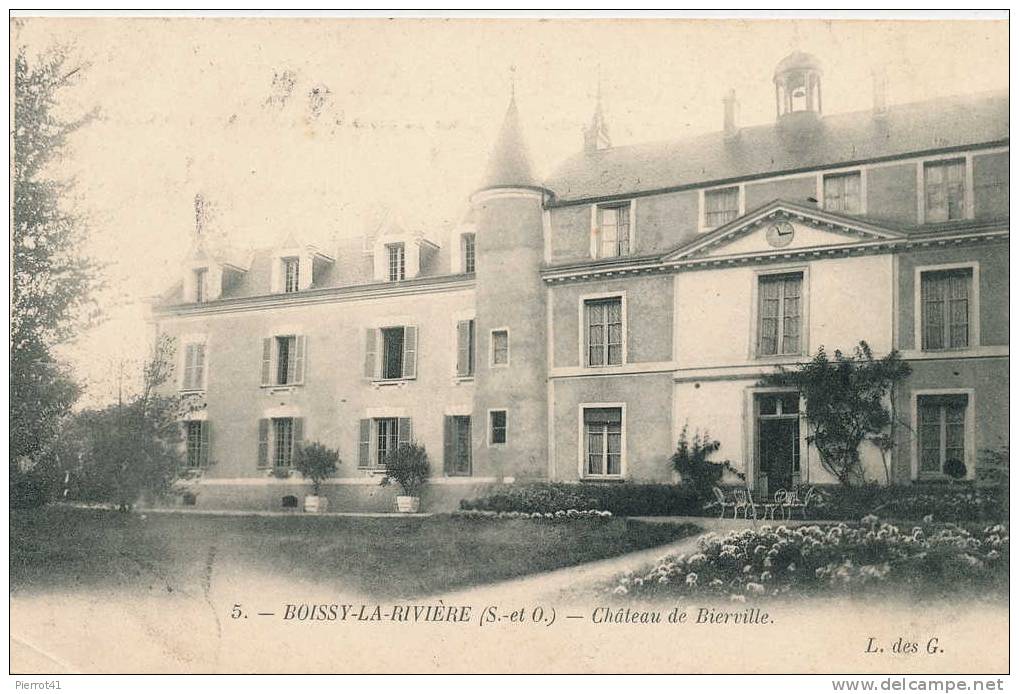 BOISSY-LA-RIVIÈRE  - Le Château De BIERVILLE - Boissy-la-Rivière