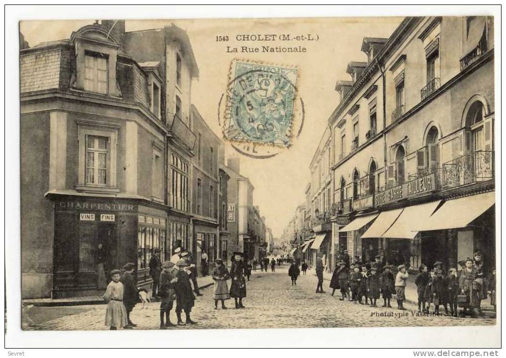 CHOLET. - La Rue Nationale - Cholet