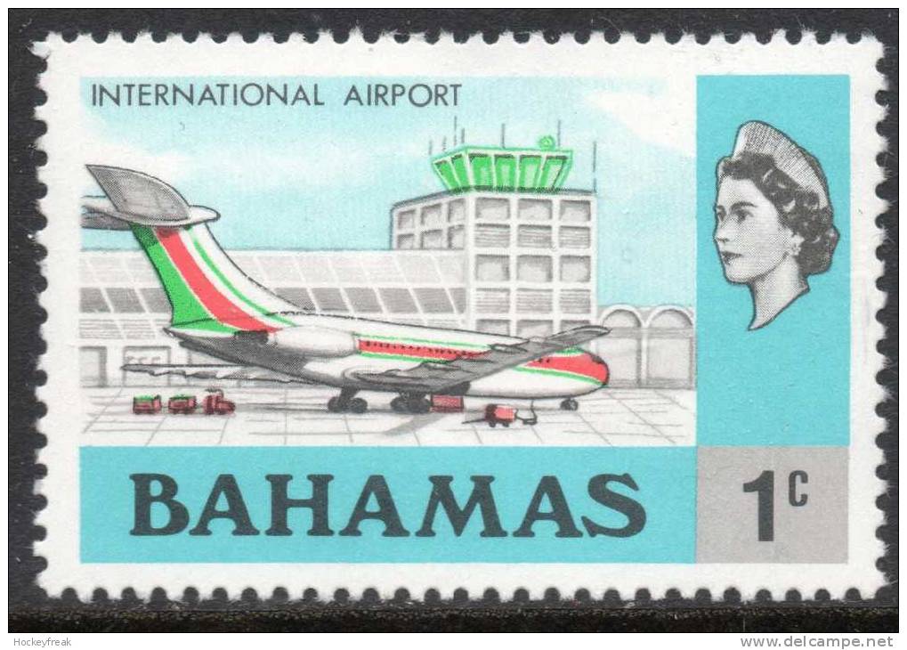 Bahamas 1979 - 1c International Airport On Chalky Paper SG460a MNH Cat £16 See Notes Below - Bahama's (1973-...)
