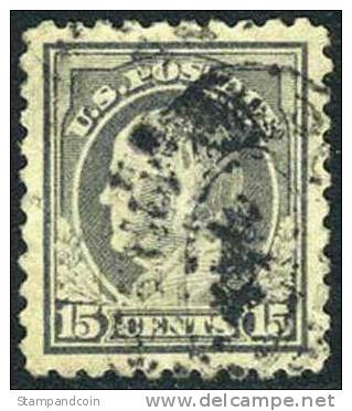 US #475 XF Used 15c Franklin Of 1916 - Oblitérés