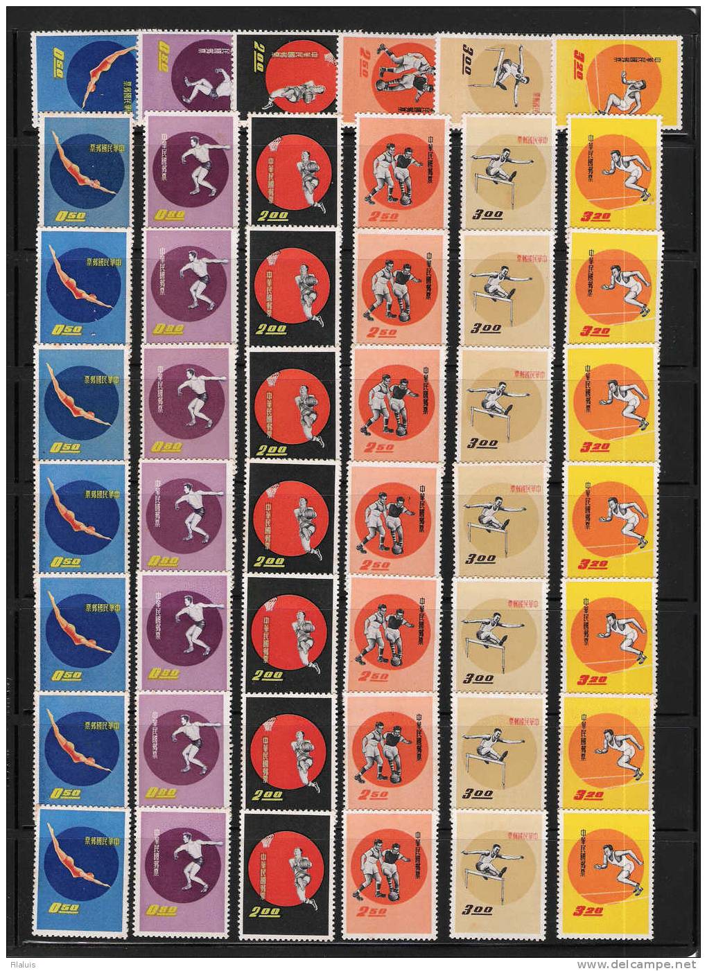 01364 Yvert 350 - 355 ** 8 Series Completas Cat. Eur. 176,- ¡ OCASIÓN ! - Unused Stamps