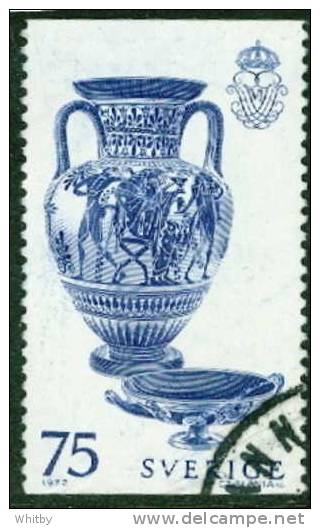 Sweden 1972  75o Vase And Dish  Issue #984 - Oblitérés