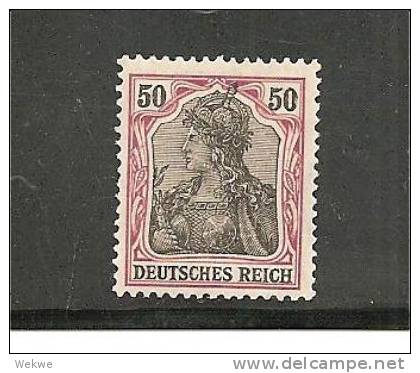 Mi.Nr.091IIy/ Germania, 50 Pfg. Ausgabe April 1915 ** - Ungebraucht