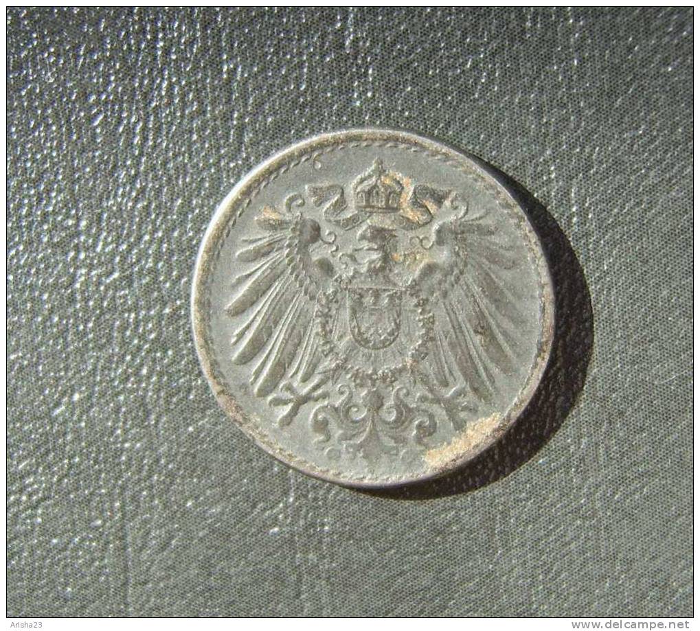 Id.D28-2. Germany, 5 PFENNIG 1918 G - 5 Pfennig