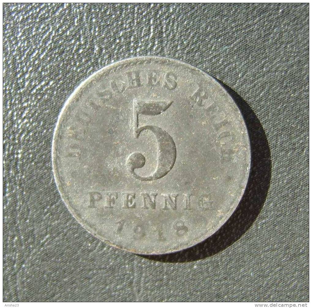 Id.D28-3. Germany, 5 PFENNIG 1918 A - 5 Pfennig