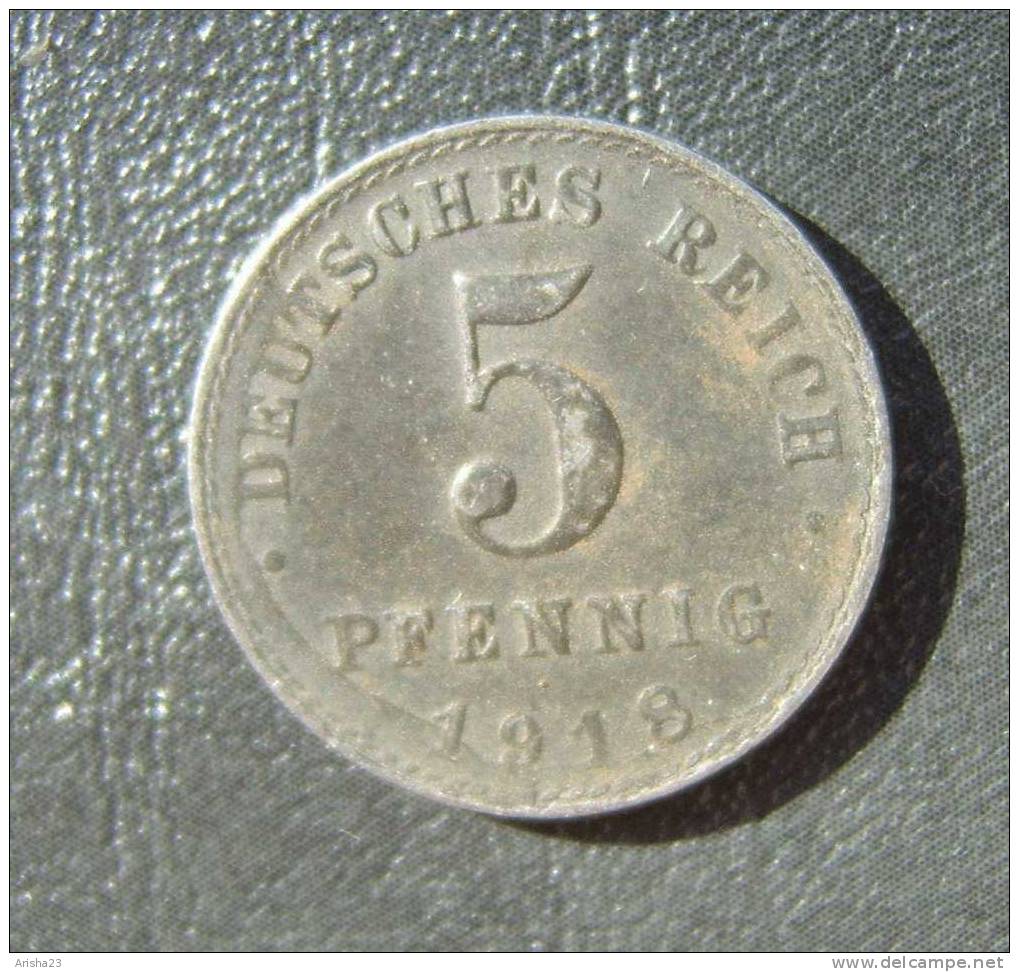 Id.D28-5. Germany, 5 PFENNIG 1918 A - 5 Pfennig