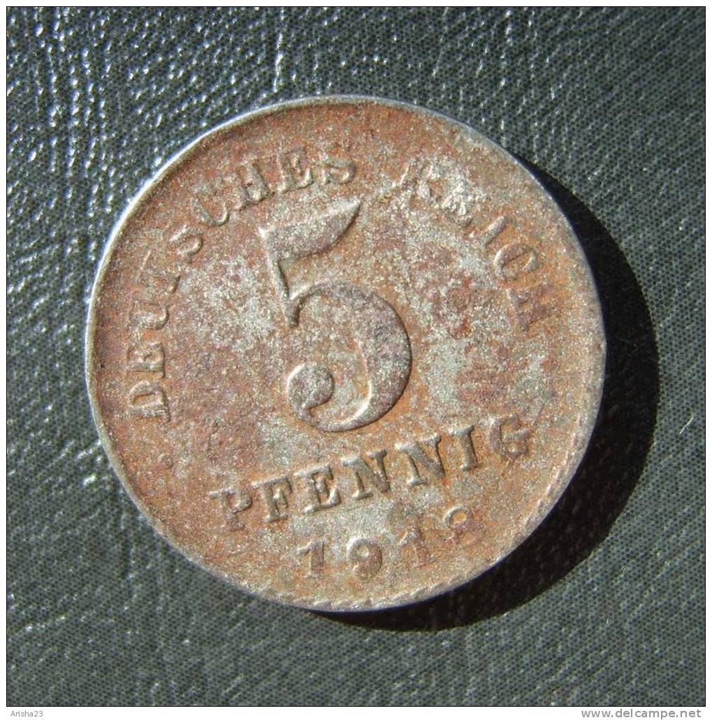 Id.D28-6. Germany, 5 PFENNIG 1918 - 5 Pfennig