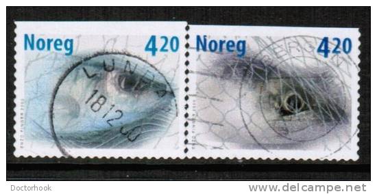 NORWAY   Scott #  1261-2  VF USED - Gebraucht