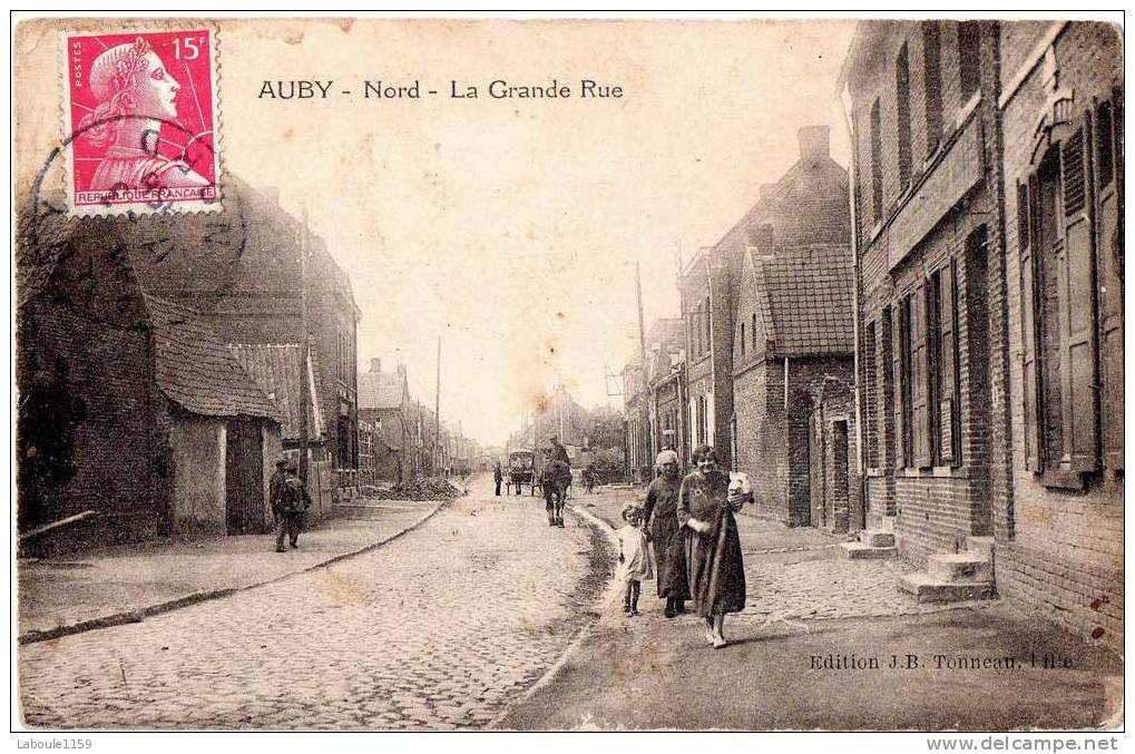 AUBY : "La Grande Rue" - Auby