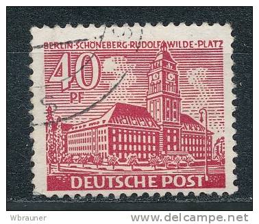 Berlin 52 V Gestempelt Mi. 90,- - Plaatfouten En Curiosa