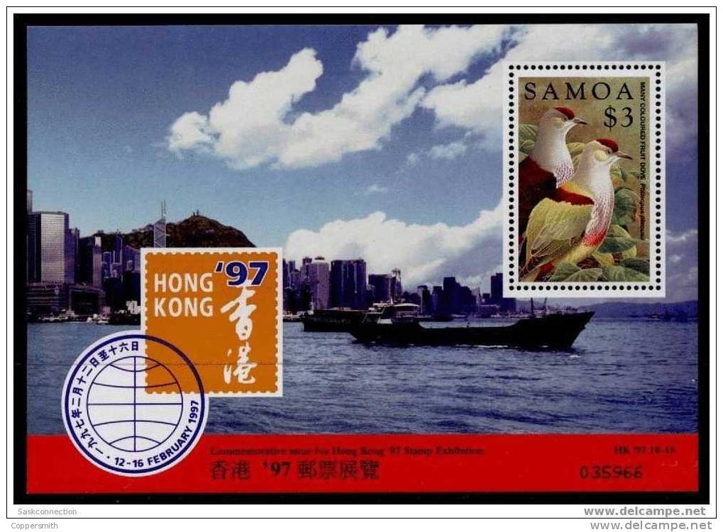 (003) Samoa  Birds Sheet / Bf / Blox Oiseaux / Vögel / Vogels / Hong Kong  ** / Mnh  Michel BL 58 - Samoa