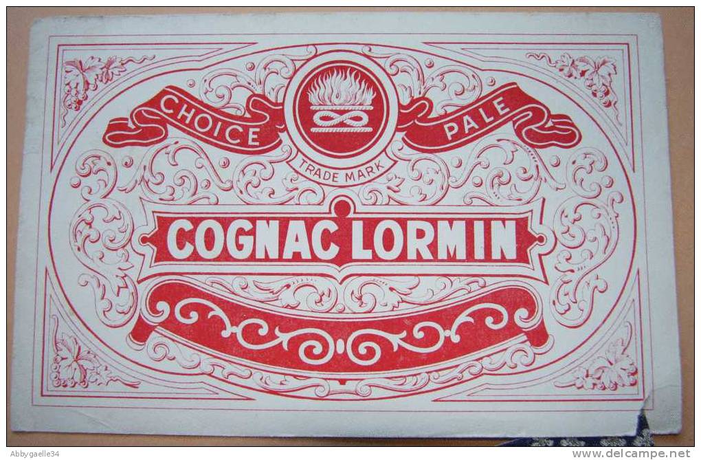 COGNAC LORMIN Choice Pale Trade Mark + De Photos - Liqueur & Bière