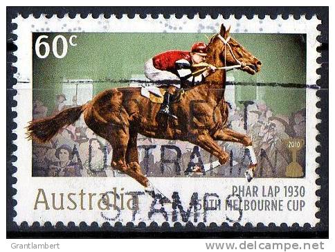 Australia 2010 150th Melbourne Cup - 60c Phar Lap Used - Actual Stamp - Usati
