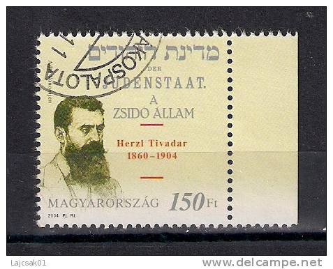 Hungary 2004.  Herzl Tivadar  Der JUDENSTAAT Mi.4871 - Usado