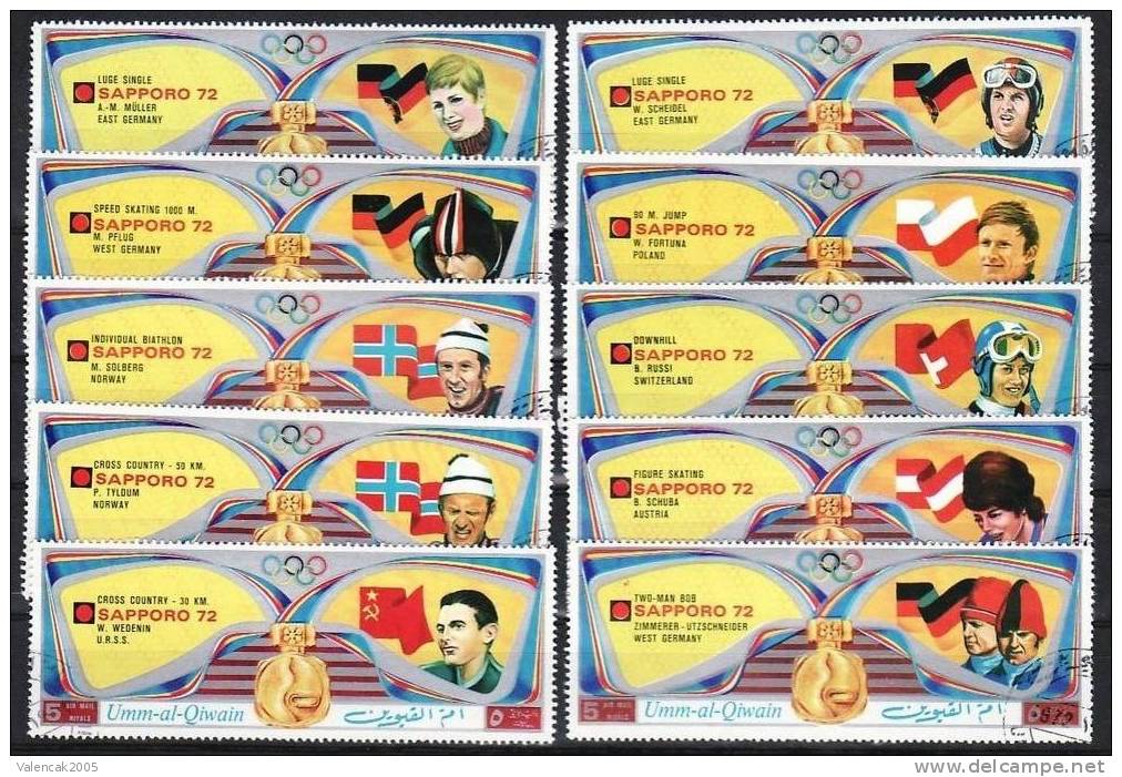 K11 Winter Olimpic Games  Sapporol  1972  Olimpic Winers Great Stamps LOOK !! 2 Scans Full Color !! L@@K !! - Winter 1972: Sapporo
