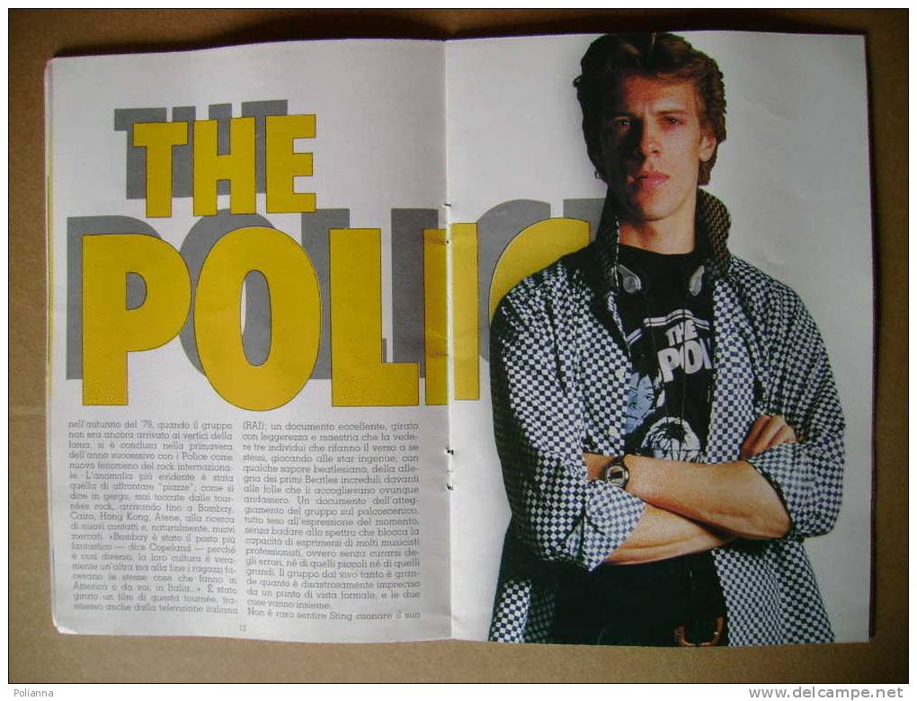 PAH/38 Rock Storia E Musica THE POLICE Di Massimo Villa 1982 - Musica