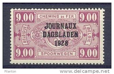 BELGIE - DA Nr 16 - Dagbladen/Journaux - MNH** (gomvlekje/tache De Gomme) - Cote 165,00 € - Periódicos [JO]