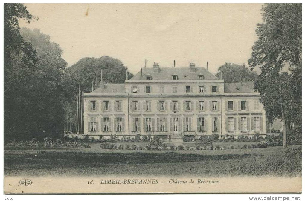 LIMEIL- BREVANNES (Val De Marne) Château De Brévannes - Limeil Brevannes