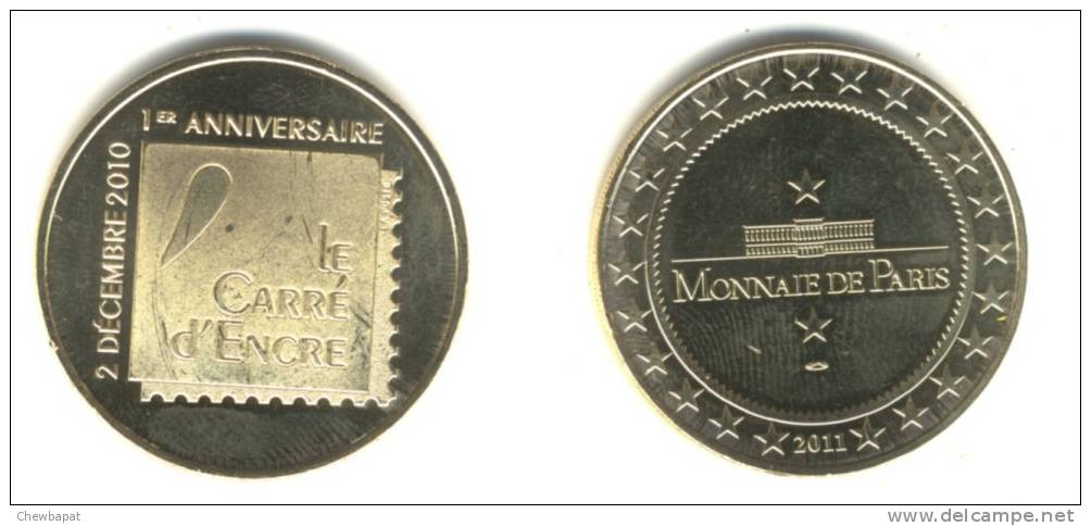 Monnaie De Paris 2011 - 1er Anniversaire Le Carré D´Encre  2.12.2010 - 2010