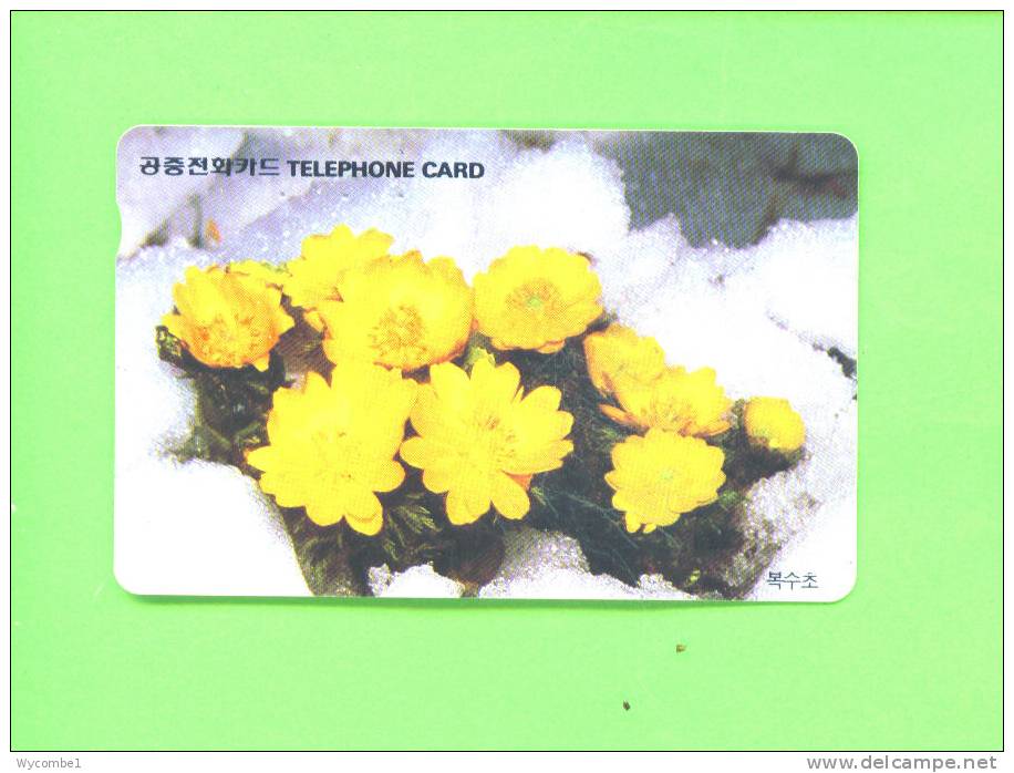 SOUTH KOREA  -  Magnetic Phonecard As Scan - Korea, South