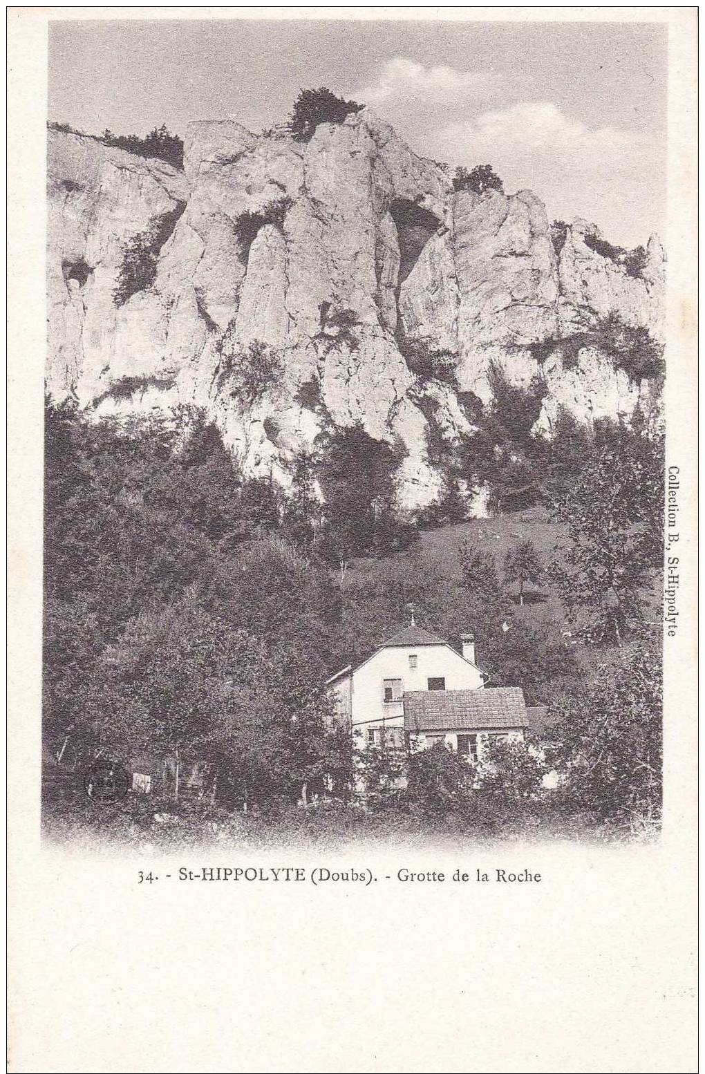 9k - 25 - Saint-Hippolyte - Doubs - Grotte De La Roche - Saint Hippolyte