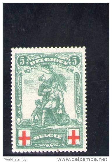 BELGIQUE 1914-5 * - 1914-1915 Red Cross