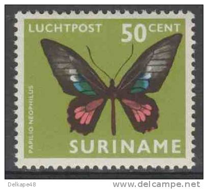 Suriname 1972 Mi 630 ** Papilio Neophilus - Butterfly / Schmetterling / Papillon / Vlinder - Butterflies