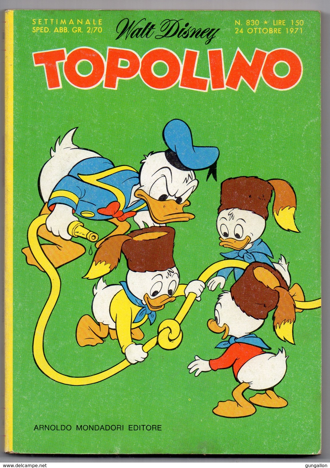 Topolino (Mondadori 1971) N. 830 - Disney