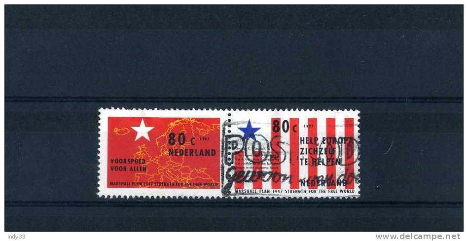 - PAYS-BAS 1997 . SE TENANT OBLITERES - Used Stamps