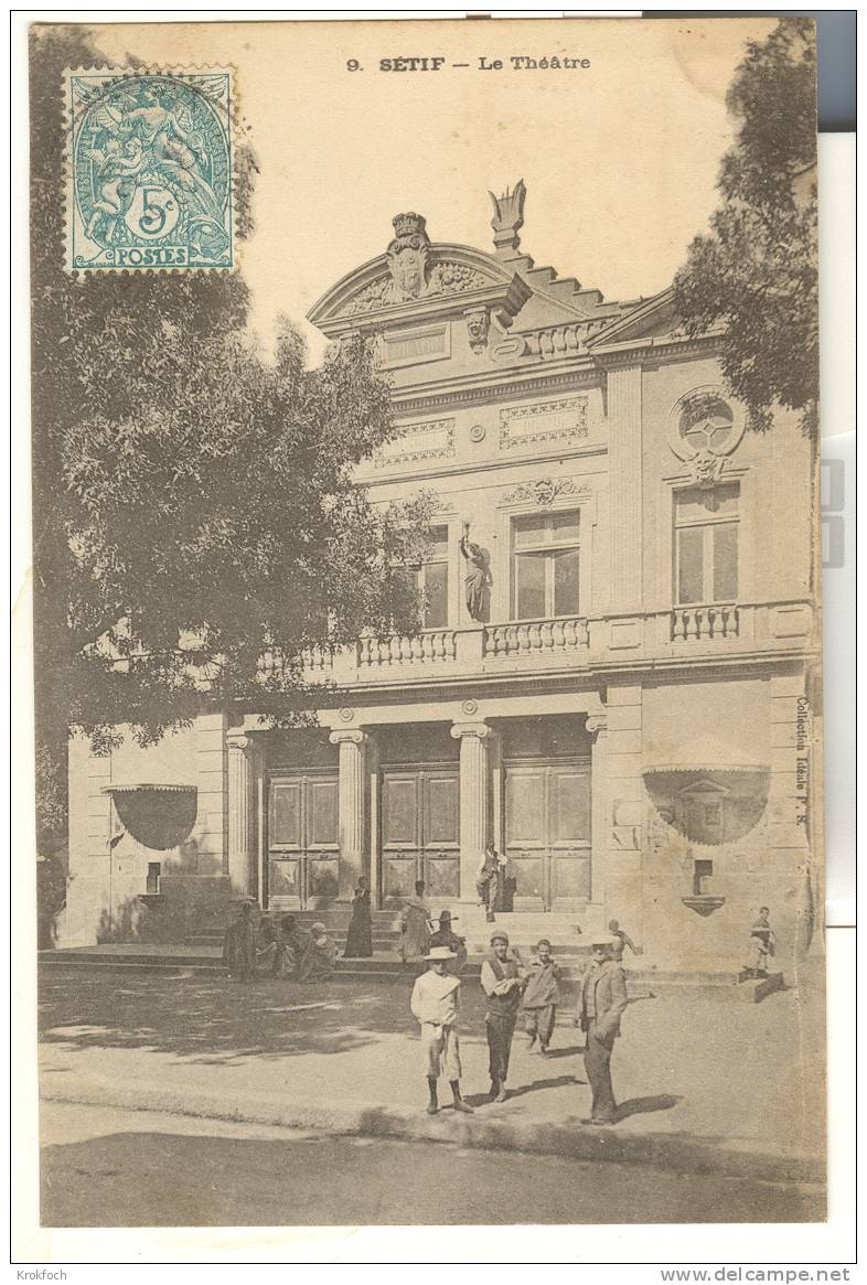 Setif  Algérie - 1908 - Le Théâtre - Sétif